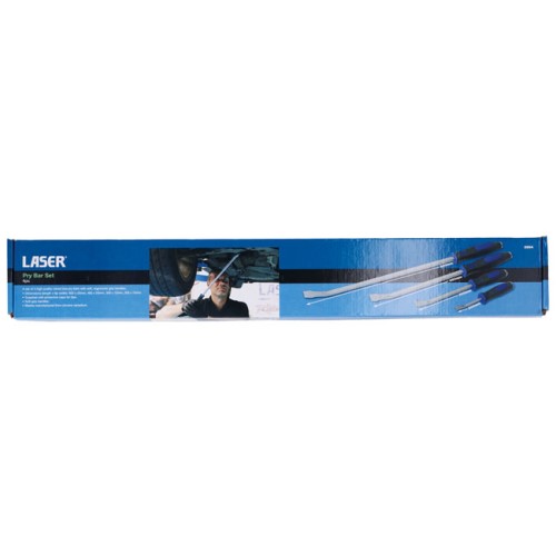 Laser Tools 3994 Pry Bar Set 4pc