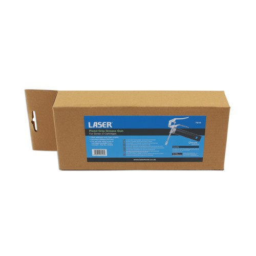Laser Tools Pistol Grip Grease Gun for Screw-In Cartridges - MPN 7216