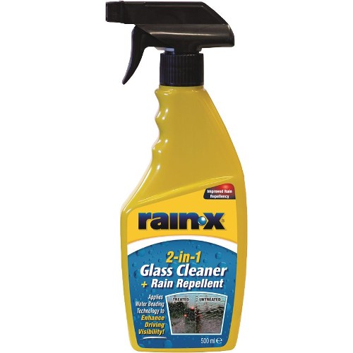 Rain X 88199 Glass Cleaner & Rain Repellent 2 In 1 - 500ml