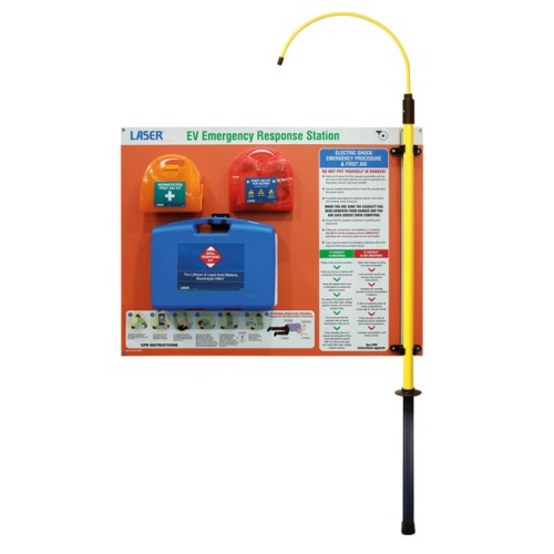 Laser Tools EV Emergency Response Station c/w, Electric Burns Kit, First Aid Kit, Battery Spill Response Kit - MPN 8969