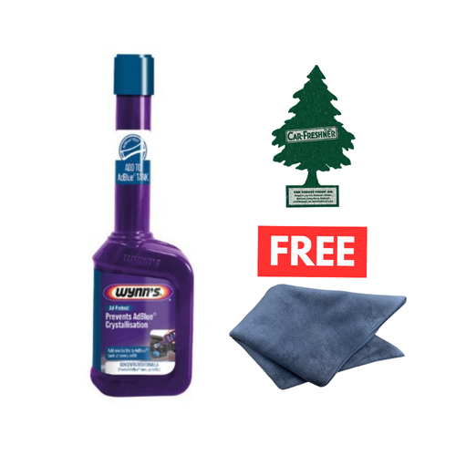 Wynn’s Ad-Protect 21003 125ml + Large Microfibre Cloth & FREE Air Freshener