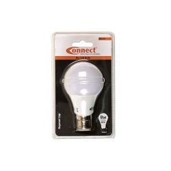 Connect 8W LED Bulb 6500K B22 Bayonet Fitting Cold White 1pc - MPN 30526