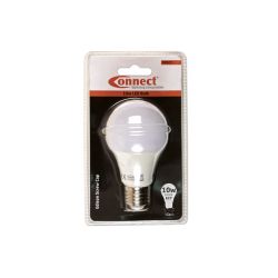 Connect 10W LED Bulb 6500K E27 ES Fitting Cold White 1pc - MPN 30527