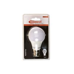 Connect 10W LED Bulb 3000K B22 Bayonet Fitting Warm White 1pc - MPN 30627