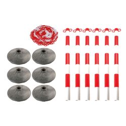 Laser Tools Set of 6 Posts & Bases with Chain - MPN 6701