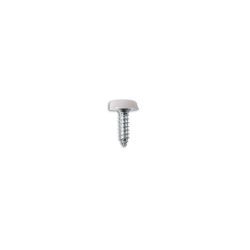 Connect Number Plate Screw 10 x 3/4" White Polytop 100pc - MPN 31542