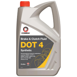 Comma DOT 4 Synthetic Brake & Clutch Fluid BF45L - 5 ltrs