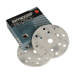 Indasa Rhynogrip Filmline Sanding Discs 150mm P1200 15 Hole Aluminium Oxide x50