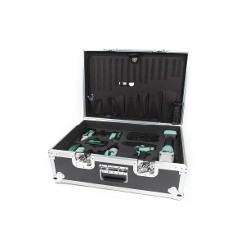 Kielder KWT-008-PRO-X-CT01 1/2" Mid Torque Impact Wrench, 115mm Grinder, 3/8" Impact Wrench, Drill Driver, 2 x 5.0Ah, 2 x 2.0Ah (Kit)