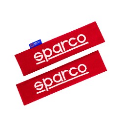 Sparco SPC1204RD Seat Belt Pads Red